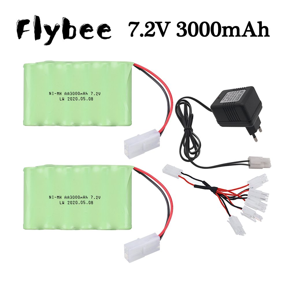Rc Hobby Trucks - (Wtyczka Tamiya) Akumulator 3000mah 7.2V do