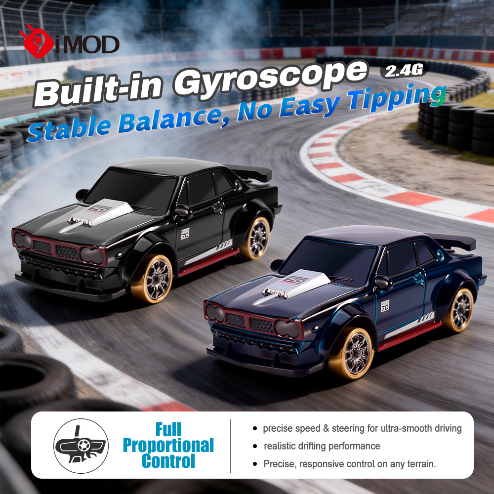 Rc Hobby Tech Bali - 9IMOD 1/64 RC Samochód Driftowy 2.4G
