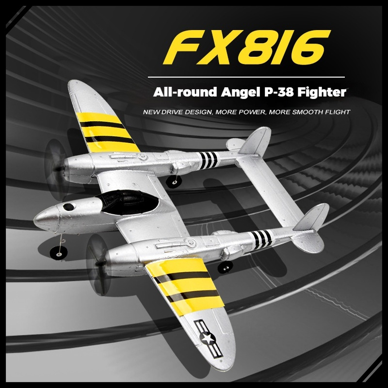 Samolot RC FX816 P38 Myśliwiec – Rc Glider Foam Wing recenzja i cena