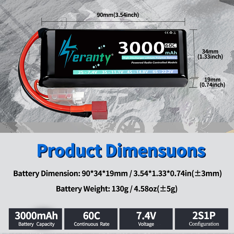 TERANTY 2S 3000mAh Bateria Lip – Rc Hobby Trucks recenzja i cena